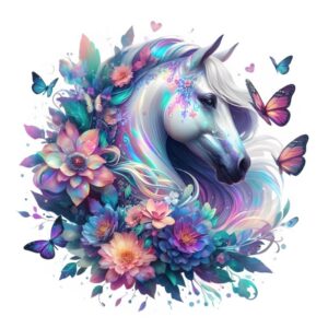 Heat transfers Iron on stickers  horse 14 for Tshirts Iron on Decal Patches Stickers Clothes Hat Pillows DIY Crafts