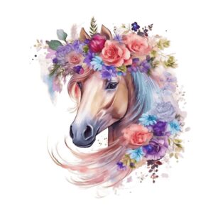 Heat transfers Iron on stickers  horse 17 for Tshirts Iron on Decal Patches Stickers Clothes Hat Pillows DIY Crafts