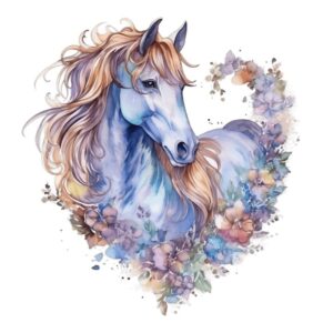 Heat transfers Iron on stickers  horse 18 for Tshirts Iron on Decal Patches Stickers Clothes Hat Pillows DIY Crafts