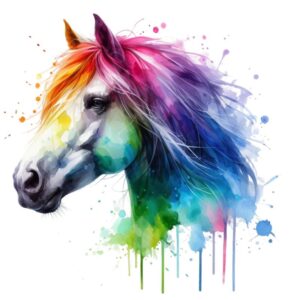 Heat transfers Iron on stickers  horse 3 for Tshirts Iron on Decal Patches Stickers Clothes Hat Pillows DIY Crafts