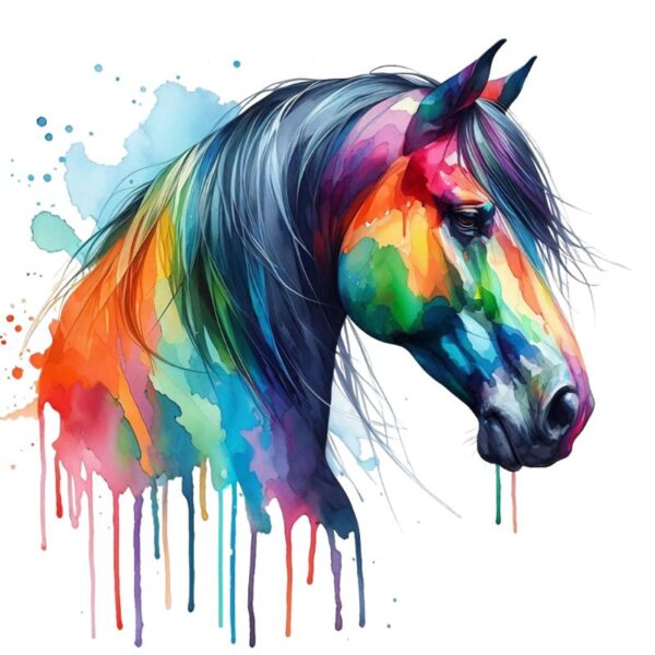 Heat transfers Iron on stickers  horse 4 for Tshirts Iron on Decal Patches Stickers Clothes Hat Pillows DIY Crafts