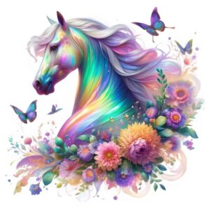 Heat transfers Iron on stickers  horse 7 for Tshirts Iron on Decal Patches Stickers Clothes Hat Pillows DIY Crafts