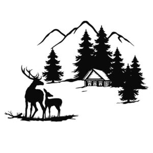 Heat transfers Iron on stickers  hunting 153 for Tshirts Iron on Decal Patches Stickers Clothes Hat Pillows DIY Crafts