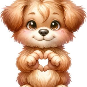 Heat transfers Iron on stickers  love animal 7 for Tshirts Iron on Decal Patches Stickers Clothes Hat Pillows DIY Crafts