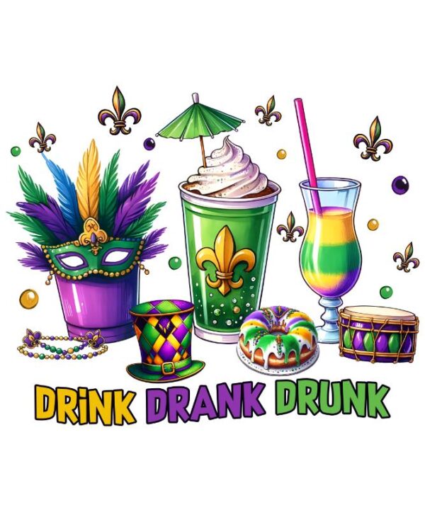 Heat transfers Iron on stickers  mardi gras 19 for Tshirts Iron on Decal Patches Stickers Clothes Hat Pillows DIY Crafts