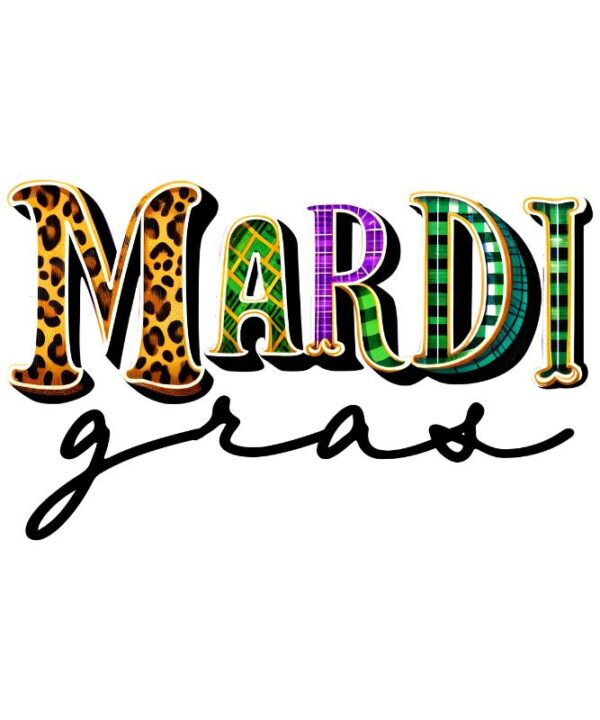Heat transfers Iron on stickers  mardi gras 20 for Tshirts Iron on Decal Patches Stickers Clothes Hat Pillows DIY Crafts