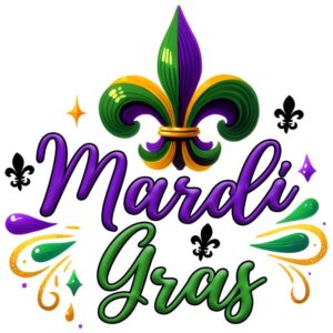 Heat transfers Iron on stickers  mardi gras 9 for Tshirts Iron on Decal Patches Stickers Clothes Hat Pillows DIY Crafts