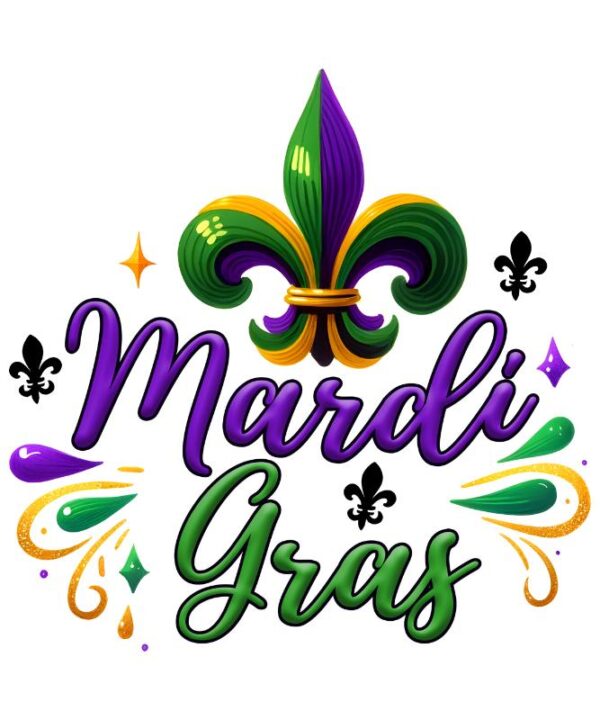 Heat transfers Iron on stickers  mardi gras 9 for Tshirts Iron on Decal Patches Stickers Clothes Hat Pillows DIY Crafts