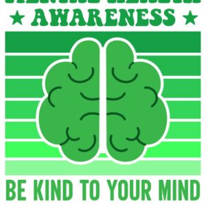 Heat transfers Iron on stickers  mental heath 2 for Tshirts Iron on Decal Patches Stickers Clothes Hat Pillows DIY Crafts