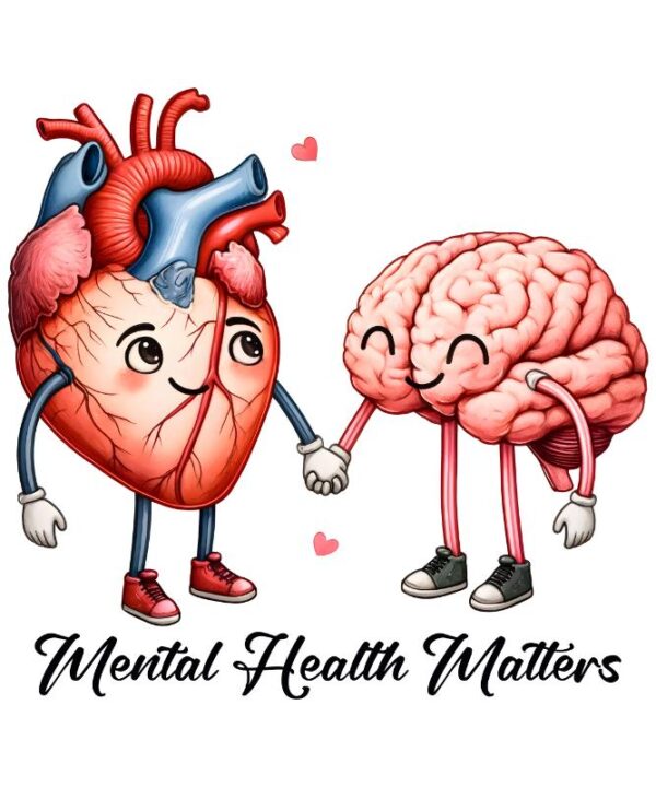 Heat transfers Iron on stickers  mental heath 4 for Tshirts Iron on Decal Patches Stickers Clothes Hat Pillows DIY Crafts