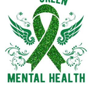 Heat transfers Iron on stickers  mental heath 40 for Tshirts Iron on Decal Patches Stickers Clothes Hat Pillows DIY Crafts