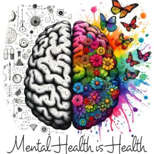 Heat transfers Iron on stickers  mental heath 43 for Tshirts Iron on Decal Patches Stickers Clothes Hat Pillows DIY Crafts