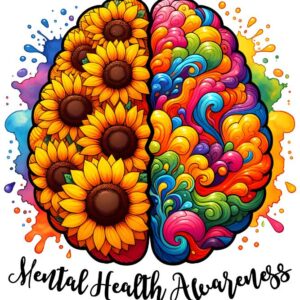 Heat transfers Iron on stickers  mental heath 47 for Tshirts Iron on Decal Patches Stickers Clothes Hat Pillows DIY Crafts