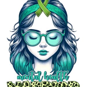 Heat transfers Iron on stickers  mental heath 55 for Tshirts Iron on Decal Patches Stickers Clothes Hat Pillows DIY Crafts