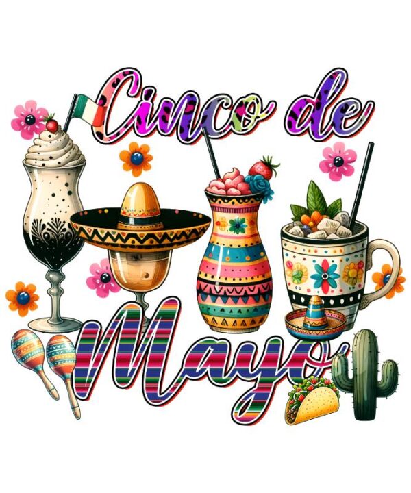 Heat transfers Iron on stickers  mexico mexican festival 27 for Tshirts Iron on Decal Patches Stickers Clothes Hat Pillows DIY Crafts