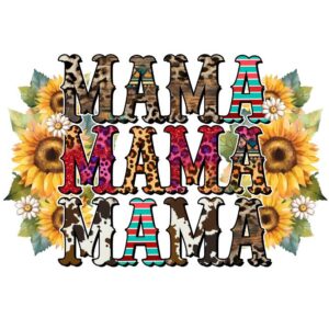 Heat transfers Iron on stickers  mom mother mama 1198 for Tshirts Iron on Decal Patches Stickers Clothes Hat Pillows DIY Crafts