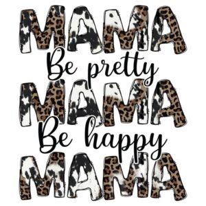 Heat transfers Iron on stickers  mom mother mama 1380 for Tshirts Iron on Decal Patches Stickers Clothes Hat Pillows DIY Crafts