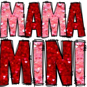 Heat transfers Iron on stickers  mom mother mama 1422 for Tshirts Iron on Decal Patches Stickers Clothes Hat Pillows DIY Crafts