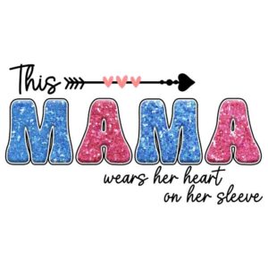 Heat transfers Iron on stickers  mom mother mama 1423 for Tshirts Iron on Decal Patches Stickers Clothes Hat Pillows DIY Crafts