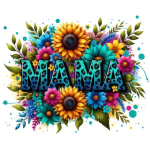 Heat transfers Iron on stickers  mom mother mama 1443 for Tshirts Iron on Decal Patches Stickers Clothes Hat Pillows DIY Crafts