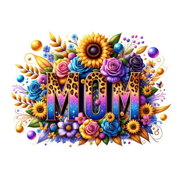 Heat transfers Iron on stickers  mom mother mama 1487 for Tshirts Iron on Decal Patches Stickers Clothes Hat Pillows DIY Crafts