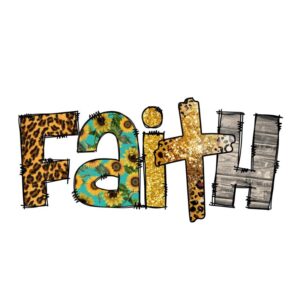 Heat transfers Iron on stickers faith Jesus Christ Lord god cross prayer trust hope blessing spiritual truth religious 1519 for Tshirts Iron on Decal Patches Stickers Clothes Hat Pillows DIY Crafts
