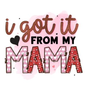 Heat transfers Iron on stickers  mom mother mama 1542 for Tshirts Iron on Decal Patches Stickers Clothes Hat Pillows DIY Crafts