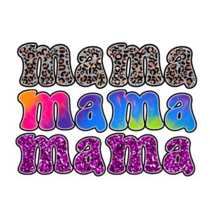 Heat transfers Iron on stickers  mom mother mama 1575 for Tshirts Iron on Decal Patches Stickers Clothes Hat Pillows DIY Crafts