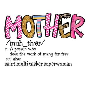 Heat transfers Iron on stickers  mom mother mama 1691 for Tshirts Iron on Decal Patches Stickers Clothes Hat Pillows DIY Crafts