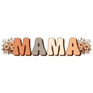 Heat transfers Iron on stickers  mom mother mama 1971 for Tshirts Iron on Decal Patches Stickers Clothes Hat Pillows DIY Crafts