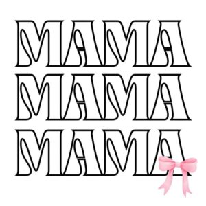 Heat transfers Iron on stickers  mom mother mama 2078 for Tshirts Iron on Decal Patches Stickers Clothes Hat Pillows DIY Crafts