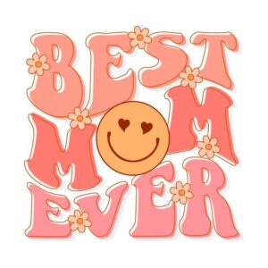 Heat transfers Iron on stickers  mom mother mama 2194 for Tshirts Iron on Decal Patches Stickers Clothes Hat Pillows DIY Crafts