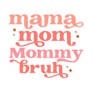 Heat transfers Iron on stickers  mom mother mama 2206 for Tshirts Iron on Decal Patches Stickers Clothes Hat Pillows DIY Crafts