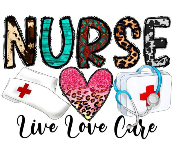Heat transfers Iron on stickers  nurse cancer 113 for Tshirts Iron on Decal Patches Stickers Clothes Hat Pillows DIY Crafts
