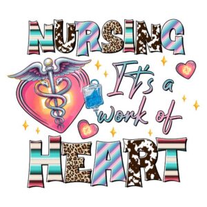 Heat transfers Iron on stickers  nurse cancer 145 for Tshirts Iron on Decal Patches Stickers Clothes Hat Pillows DIY Crafts