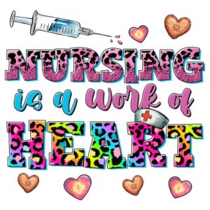 Heat transfers Iron on stickers  nurse cancer 149 for Tshirts Iron on Decal Patches Stickers Clothes Hat Pillows DIY Crafts