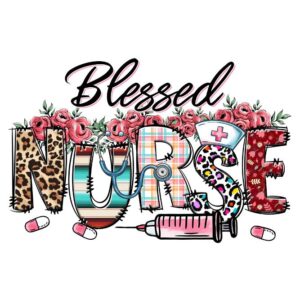Heat transfers Iron on stickers  nurse cancer 154 for Tshirts Iron on Decal Patches Stickers Clothes Hat Pillows DIY Crafts
