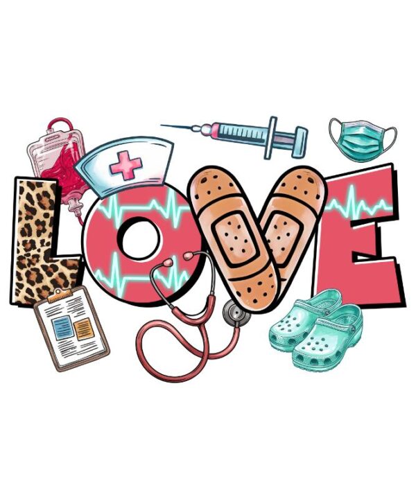 Heat transfers Iron on stickers  nurse cancer 156 for Tshirts Iron on Decal Patches Stickers Clothes Hat Pillows DIY Crafts