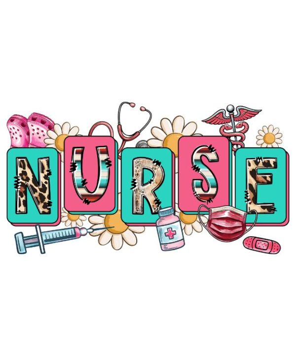 Heat transfers Iron on stickers  nurse cancer 157 for Tshirts Iron on Decal Patches Stickers Clothes Hat Pillows DIY Crafts