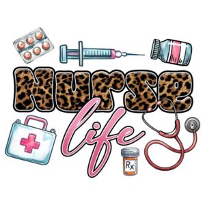 Heat transfers Iron on stickers  nurse cancer 161 for Tshirts Iron on Decal Patches Stickers Clothes Hat Pillows DIY Crafts