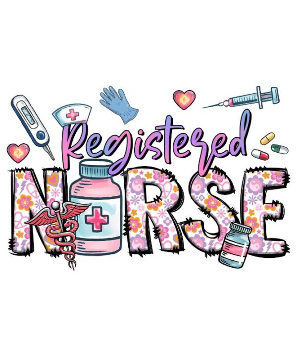 Heat transfers Iron on stickers  nurse cancer 163 for Tshirts Iron on Decal Patches Stickers Clothes Hat Pillows DIY Crafts