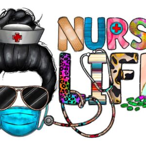 Heat transfers Iron on stickers  nurse cancer 170 for Tshirts Iron on Decal Patches Stickers Clothes Hat Pillows DIY Crafts