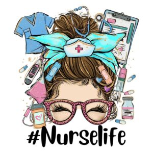 Heat transfers Iron on stickers  nurse cancer 193 for Tshirts Iron on Decal Patches Stickers Clothes Hat Pillows DIY Crafts