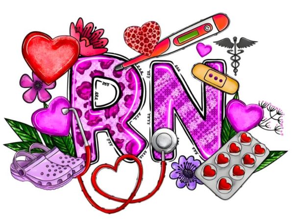 Heat transfers Iron on stickers  nurse cancer 218 for Tshirts Iron on Decal Patches Stickers Clothes Hat Pillows DIY Crafts