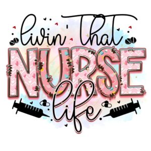 Heat transfers Iron on stickers  nurse cancer 245 for Tshirts Iron on Decal Patches Stickers Clothes Hat Pillows DIY Crafts