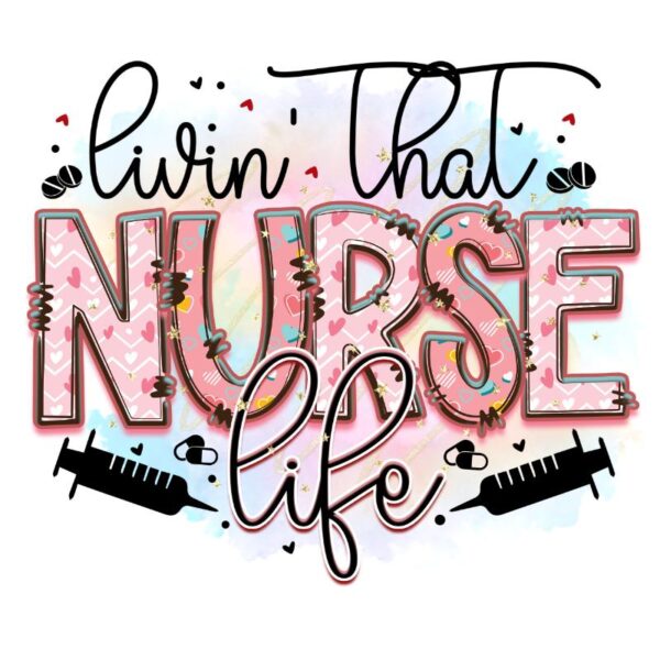 Heat transfers Iron on stickers  nurse cancer 245 for Tshirts Iron on Decal Patches Stickers Clothes Hat Pillows DIY Crafts