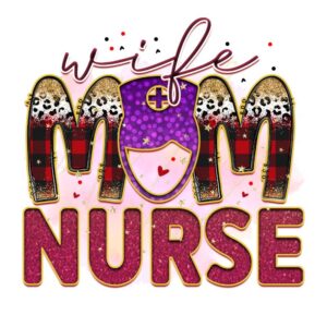 Heat transfers Iron on stickers  nurse cancer 252 for Tshirts Iron on Decal Patches Stickers Clothes Hat Pillows DIY Crafts