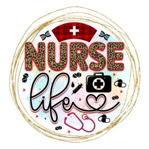 Heat transfers Iron on stickers  nurse cancer 253 for Tshirts Iron on Decal Patches Stickers Clothes Hat Pillows DIY Crafts