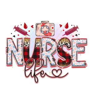 Heat transfers Iron on stickers  nurse cancer 254 for Tshirts Iron on Decal Patches Stickers Clothes Hat Pillows DIY Crafts