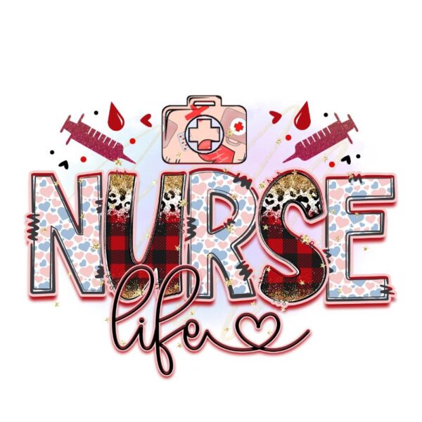 Heat transfers Iron on stickers  nurse cancer 254 for Tshirts Iron on Decal Patches Stickers Clothes Hat Pillows DIY Crafts